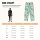 thumbnail image 3 of Balery Cute Sloth on Floral Tree Pantalones de pijama para mujer, pijamas ultraligeros, pantalones de estar por casa-Medium, 3 of 6