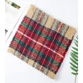 thumbnail image 3 of Bravo! Women Tartan Plaid Infinity Wrap Scarf Winter Knit Loop Scarf Khaki, 3 of 4