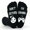 thumbnail image 4 of Funny Novelty Socks for Men Women Teenage Birthday Christmas Gifts-Do Not Disturb Gaming, 4 of 9