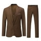 thumbnail image 2 of Traje clásico delgado para hombre, traje elegante de 3 piezas con un botón para boda, reunión de negocios, 2 of 4