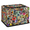 Multicolor 4, variant on CURLYOOT Rainbow Clouds Storage Bin with Zipper Lid, Foldable Clothes Organizer Lidded Storage Baskets, Rectangular Box Closet Shelf Organizer for Living Room Bedroom Home