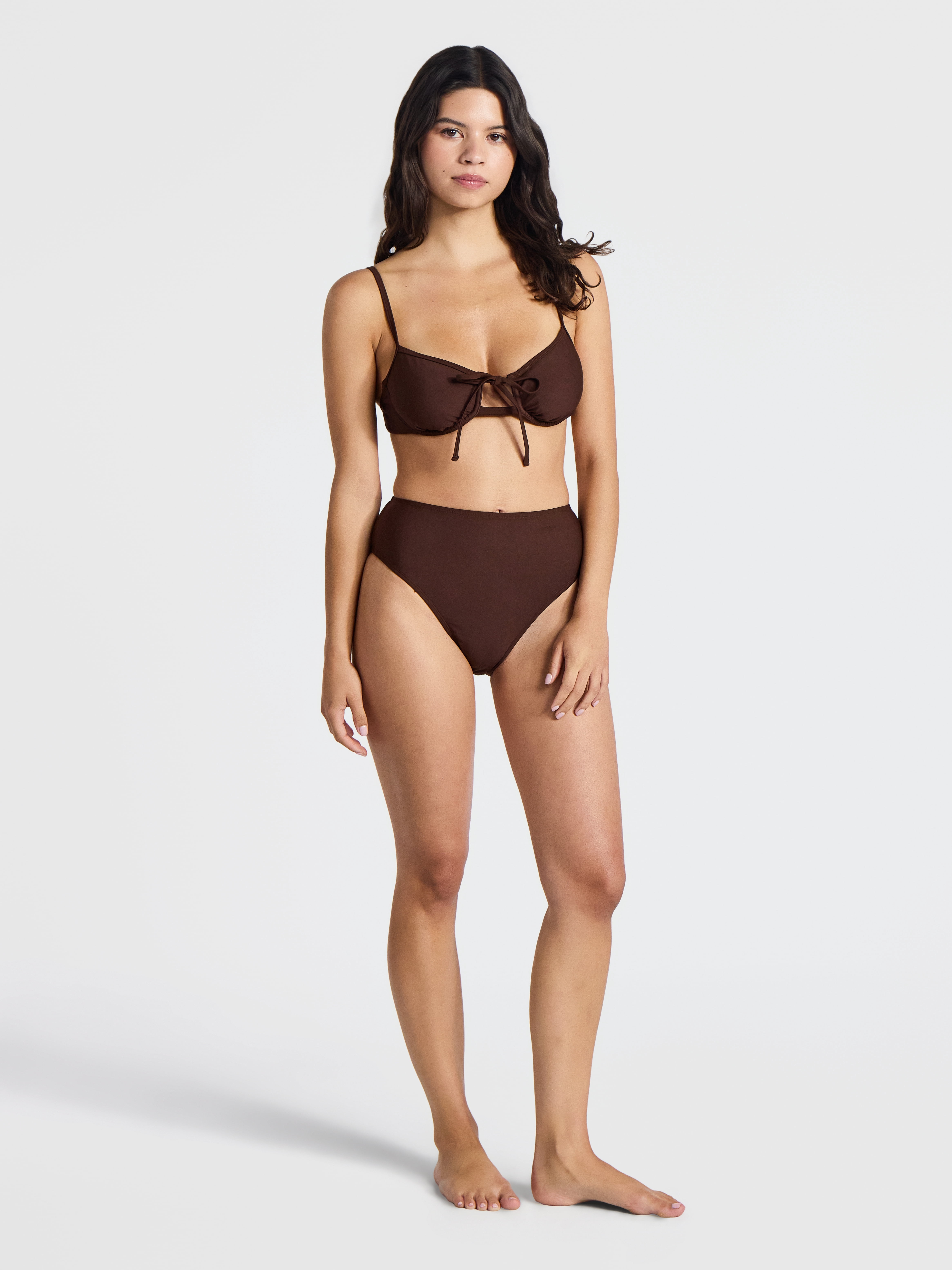No Boundaries Solid Bikini Bottoms, Women’s