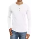 thumbnail image 1 of Playera Casual Manga Larga Cuello Henley Para Hombre Algodón, 1 of 4