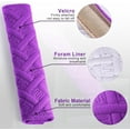 thumbnail image 4 of 2-Pack Universal Car Seat Belt Pads Cover for A More Comfortable Driving, Seat Belt Shoulder Strap Covers Harness Pad for Car Interior Accessories, Purple, 4 of 12