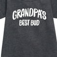 thumbnail image 2 of Instant Message - Grandpas Best Bud - Toddler & Youth Girls Fleece Dress, 2 of 5