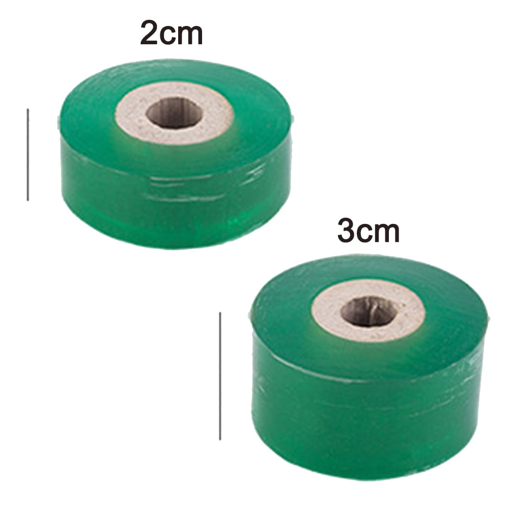 HAINANSTRY Grafting Tape 2 PCS, Stretchable Garden Grafting Tape Plants  Repair Tapes for Floral Fruit Tree and Poly Budding Tape - Green & White