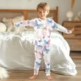 thumbnail image 6 of Dailycode Cotton Pajama Set Snug Fit Long Sleeve Top and Pants for 18M-8Y Beautiful Dreamy Butterflies, 6 of 7