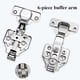 thumbnail image 3 of Bisagras para puertas, 10 pares de bisagras para puertas (sin tornillos, curvatura media), 3 of 4