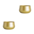 thumbnail image 1 of Billuyoard 2 Pcs Gold Metal Flower Pot Organizer Decorative Hole, Room Floor Storage with Vase Outdoor Wedding Display Living oro 18 cm * 16 cm * 10.5 cm 2piezas, 1 of 4