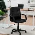 Costway Ergonomic MidBack Executive Office Chair Swivel Computer Desk