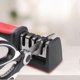 thumbnail image 5 of Knife Sharpener, 3 Level Manual Chef Knife Sharpener for Home Kitchen Precision Sharpening Tool, 5 of 5