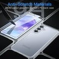 thumbnail image 5 of JETech 3 in 1 Matte Case for Samsung Galaxy A55 5G with 2-Pack Tempered Glass Screen Protector, Translucent Frosted Shockproof Phone Cover with Camera Protection (Frosted Clear), 5 of 6