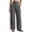 *Gray, variant on ClodeEU Women's Elastic High Waist Wide Leg Trousers, Casual Work Pants with Pockets Army Green,Women's Plus L
