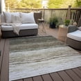 thumbnail image 5 of Addison Rugs Machine Washable Indoor/ Outdoor Chantille Solid Ombre Rug Brown - 9' x 12', 5 of 5