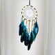 thumbnail image 3 of de con luces de hadas, colgantes de plumas hechas , adorno para colgar decoración para hogar del dormitorio de Con luz perfecl Atrapasueños de macramé, 3 of 8