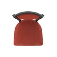 thumbnail image 3 of 870 Hadleigh 30" Swivel Bar Stool with Pewter Finish and Graph Poppy Seat and Back, 3 of 5