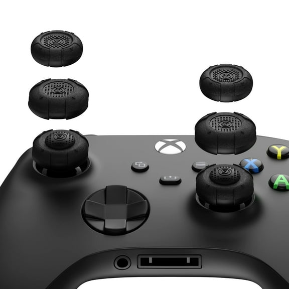 GeekShare Thumb Grip Caps for Xbox One Controller, Thumbsticks Cover for Xbox Series X, 6PCS Black