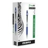 Z-Grip Max Ballpoint Pen, Retractable, Medium 1 Mm, Blue Ink, Silver Barrel, Dozen