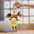 thumbnail image 3 of YOHAVEN Vegetable Toy Keychain Funny Sausage Mouth Plush Backpack Hanger, Soft Bag Purse Key Holder Holiday Gift Ornament for Backpack Decor, 3 of 4