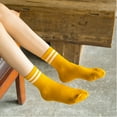 thumbnail image 3 of Chaussettes de Sport Décontractées, Chaussettes Rayées Coton Durables Douces pour Extérieur, 3 of 7