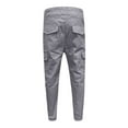 thumbnail image 5 of Mens Cargo Pants Casual Joggers Athletic Pants Cotton Loose Straight Sweatpants Men's Casual Pants Hiking Pants Workout Joggers for Men Elastic Waist Drawstring Tapered Pants, 5 of 7