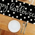 thumbnail image 6 of MOQIN Halloween Decorations Ghost Pumpkin Cat Boo Halloween Table Runner, Bat Seasonal Fall Kitchen Dining Table Decoration for Home Party Decor 13x108 Inch, 6 of 7