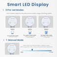 thumbnail image 3 of Water Dispenser for 5 Gallon Bottle -  LED Display, Rechargeable Water Pump, Long-Lasting, Foldable Water Spout for 5 Gallon Bottle, Portable Water Dispenser for  & Outdoor (White), 3 of 6