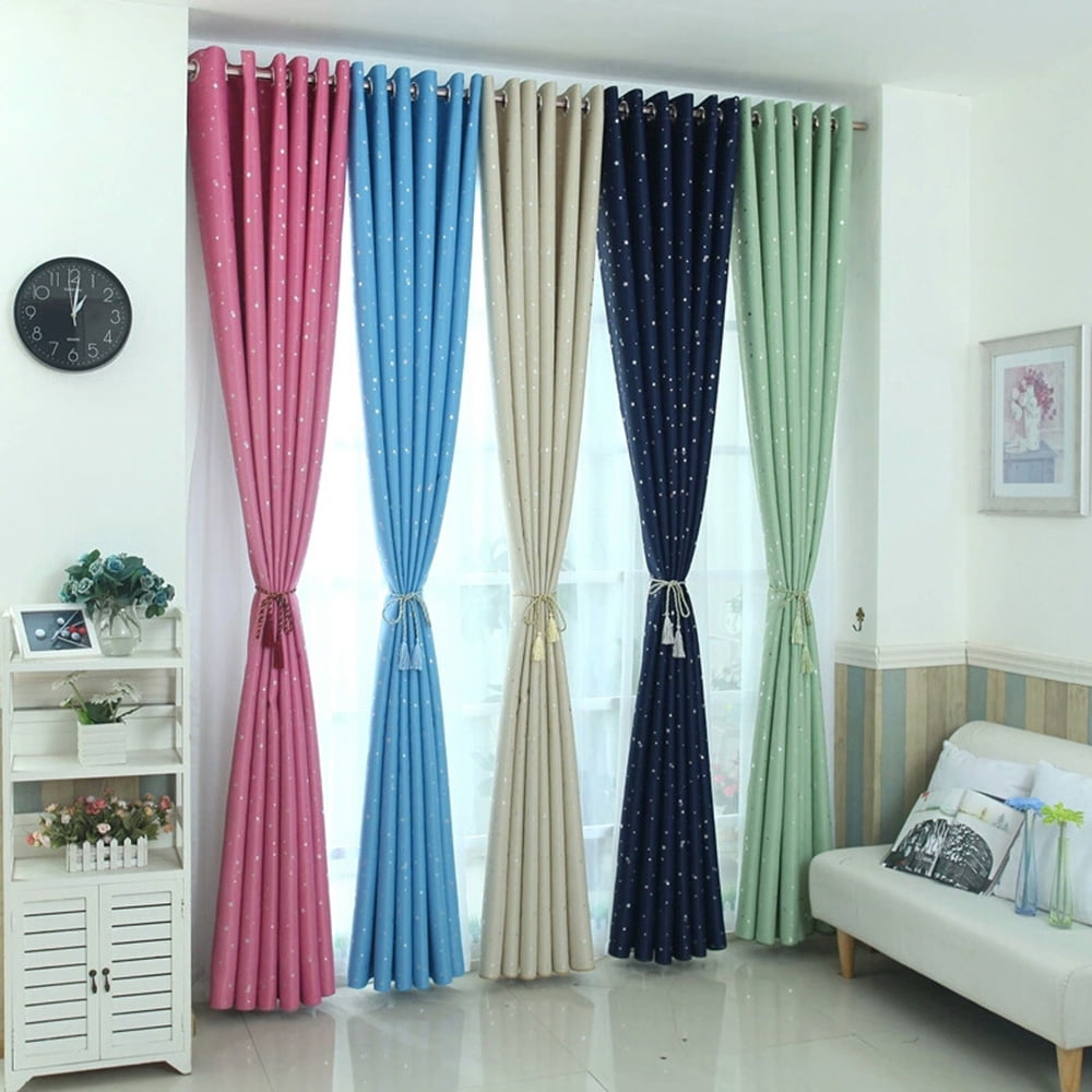 NICETOWN Stone Blue Blackout Sliding Door Curtains - Thermal Insulated Grommet Panel For Patio Doors & Windows, 80"W X 90"L