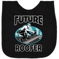 thumbnail image 2 of Inktastic Roofing Future Roofer Newborn Bib, 2 of 3