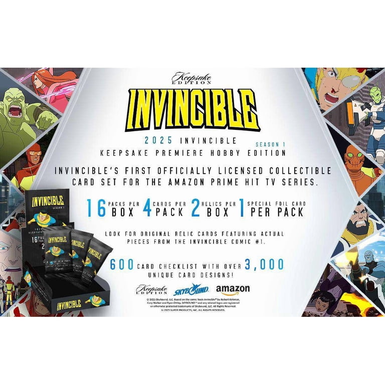 Keepsake Invincible Season 1 Premiere Hobby Box 2025 Collectible