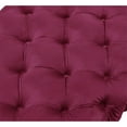 thumbnail image 6 of HomeRoots 490969 20.5 x 20.9 x 48.4 in. Fuchsia & Gold Upholstered Upholstery Bedroom Bench, 6 of 8