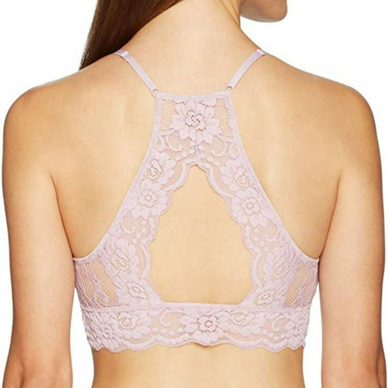 Buy DotVol High-Neck Lace Bralette for Women Racerback Floral Crop Top Vest  Bra online