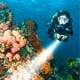 thumbnail image 4 of Eigraketly Linterna de buceo para exteriores, resistente al agua, linterna de emergencia, linterna subacuática inalámbrica, reparación, luz de Deportes acuáticos, 4 of 6