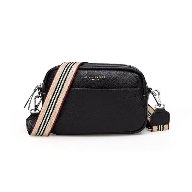 Bolsos de cuero para mujer, bolsos de moda, bolso bandolera, capa superior de cuero, bolso cuadrado pequeño