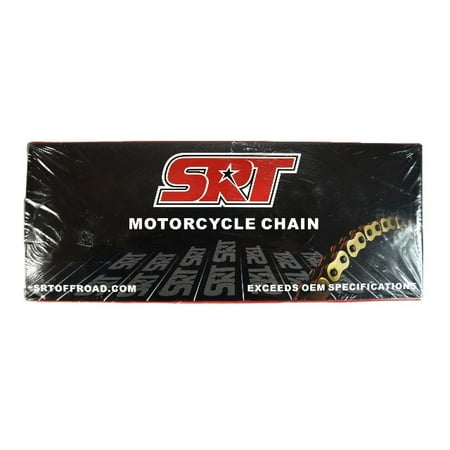 SRT Offroad 520 Gold Standard Dirtbike Chain 520 x 120 Links SRT00202 (Best Motocross Chain Lube)
