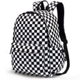 thumbnail image 1 of Mochila Yusudan Checkered School para niñas impermeable, 1 of 3