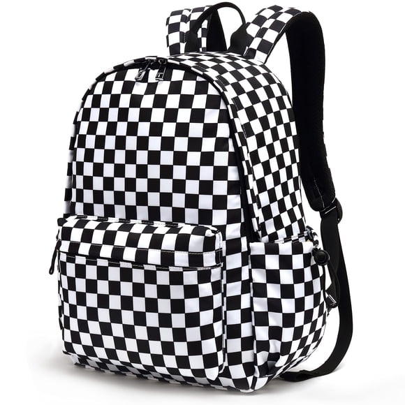 Mochila Yusudan Checkered School para niñas impermeable