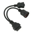 thumbnail image 4 of Diagnostic Y Cable, J1939 J1708 To OBD 2 Adapter Professional 11.8in Long Practical Stable  for Diesel Trucks Buses Trailers, 4 of 8