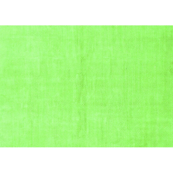 Ahgly Company Indoor Rectangle Solid Green Modern Area Rugs, 5' x 8'