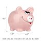 thumbnail image 2 of Hucha de cerdito sonriente Tomfeel caja de dinero de cerámica cerdo de dibujos animados muebles para el hogar manualidades regalos familiares recuerdo, 2 of 7