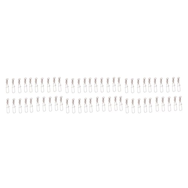 Speravity 20x Precio asequible y nivel profesional - Giratorio de pesca Surtido duradero Rodamiento de bolas Giratorio Conveniente 2-fuerza de Type1 NO1