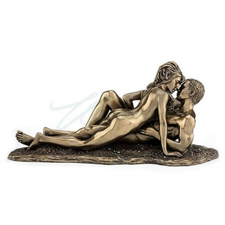 - Unicorn Studios WU76720A1 The Lovers Lying at the Beach Sculpture - Bronze