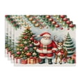 thumbnail image 2 of HOARBOEG Christmas Decorative Placemats Holiday Kitchen Table Decorations Thermal Insulation Mats Printed Tablecloth Mats, 2 of 6