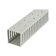 thumbnail image 3 of StarTech.com Open Slot Cable Management Raceway with Cover, 3"(75mm)W x 3"(75mm)H, 6.5ft(2m) length, 1/4"(8mm) Slots, PVC Network Cable Hider/Wall Wire Duct, Max 200 Cables, UL Listed - UL94 V0, M1 Fire Rated (CBMWD7575) - Cable raceway - 6.6 ft - gray - TAA Compliant, 3 of 4
