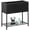 Black, variant on Aimee Lii PE Rattan Wicker Raised Flower & Vegetable Planter, Rack Shelf Box, Outdoor for Patio Garden Backyard