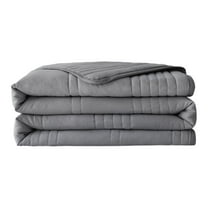 Hiroekza Throw Solid Color Washable Conditioning Blanket Summer Cool Blanket Thin Blanket Fiber Blanket Gray