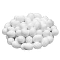 thumbnail image 2 of 50 piezas de huevos de de plástico sólido simulados artificiales falsos huevos de simulación para suministros para incubar Yuyangstore Huevos falsos de paloma, 2 of 6