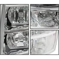 thumbnail image 5 of PIT66 Headlights, Compatible With Chevy Silverado & HD(For 2500HD/3500HD, fit 2007 new body style & 2014 old body style) Clear lens Chrome Housing Clear Reflector Silverado Clear lens Clear Reflector, 5 of 9