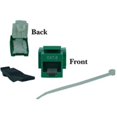 thumbnail image 1 of Cat6 Keystone Jack  Green  Toolless  RJ45 Female, 1 of 1