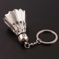 thumbnail image 3 of Badminton Keyring Metal Keychain Cool Car Keyring Purse Bag Decoration Creative Gift Keyfob, 3 of 3